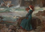 John William Waterhouse Miranda-The Tempest (mk41) Germany oil painting artist
